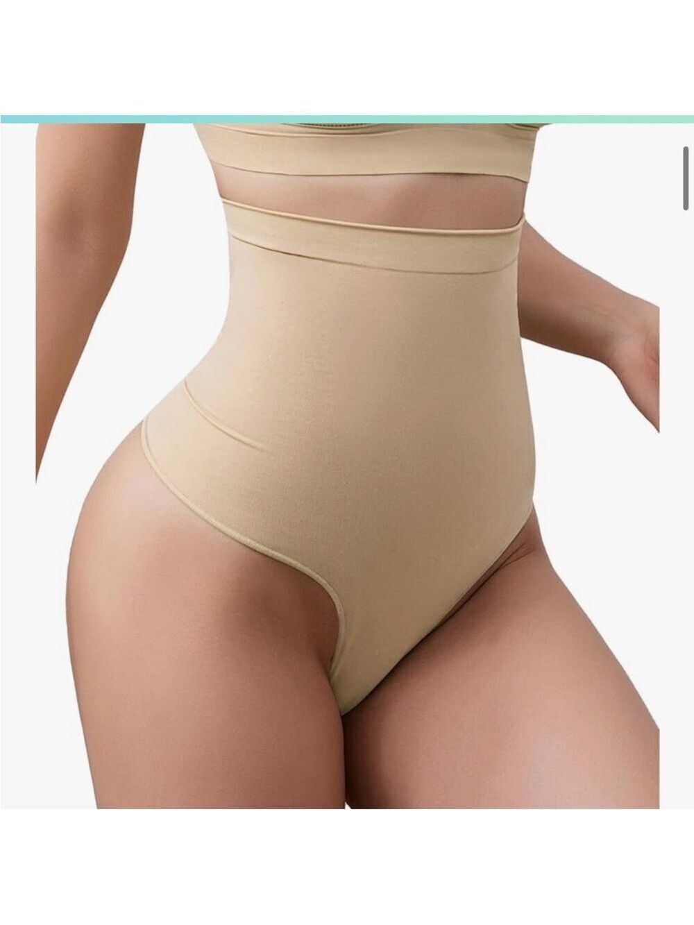 Tummy Control Thong Shapewear for Women Seamless Body Shaper Panties